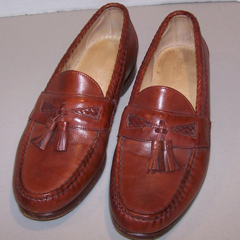 ALLEN EDMUNDS MAXFIELD LEATHER LOAFERS S3393